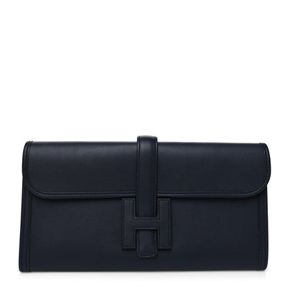 Hermes Swift Jige Elan 29 Clutch Bleu Indigo 1 of 9