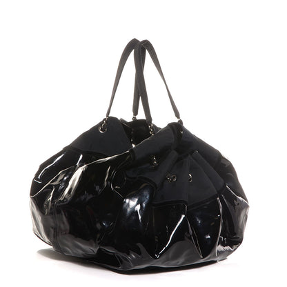 Chanel Vinyl Stretch Spirit Large Cabas Tote Black 3 of 7