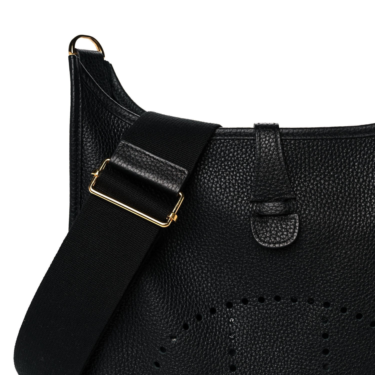 Hermes Taurillon Clemence Evelyne III PM Black 7 of 12