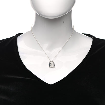 Tiffany Sterling Silver 1837 Lock Charm Pendant Necklace 2 of 4