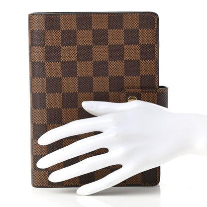 Louis Vuitton Damier Ebene Medium Ring Agenda Cover 2 of 6