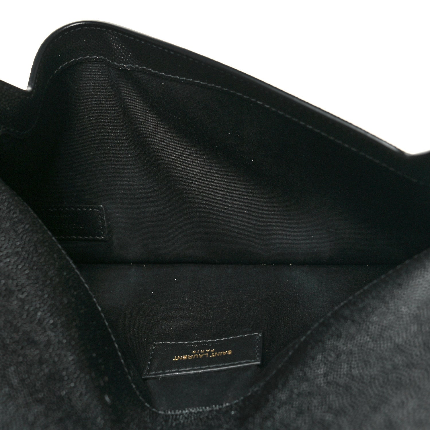 Saint Laurent Grain De Poudre Uptown Pouch Black 5 of 10