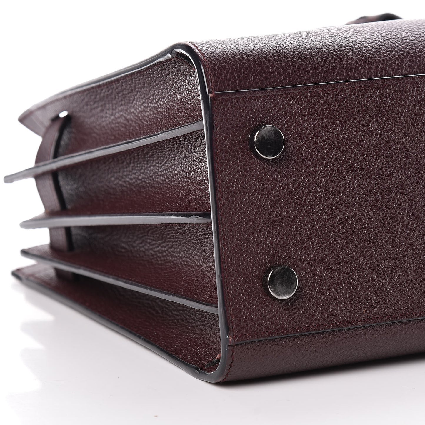 Grained Calfskin Baby Sac De Jour Amaranto