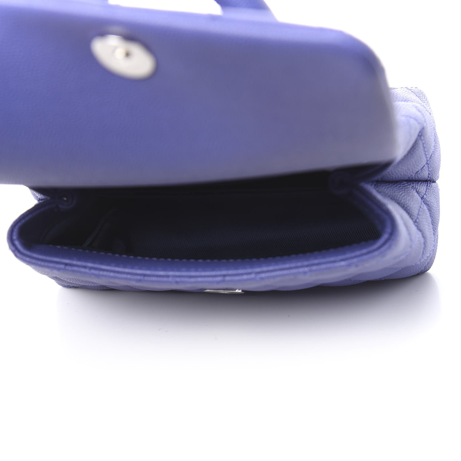 Chanel Caviar Quilted Incognito Extra Mini Coco Handle Flap Blue 5 of 11