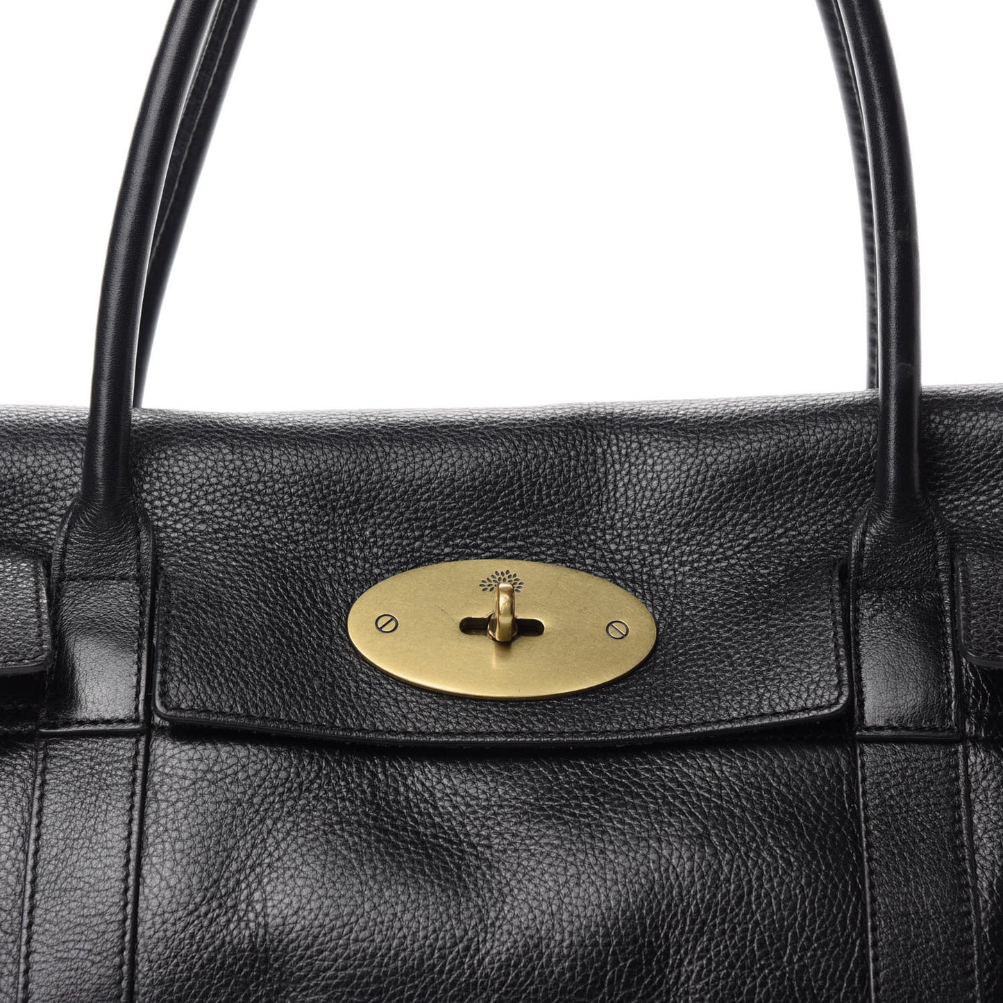 Natural Leather Small Bayswater Black