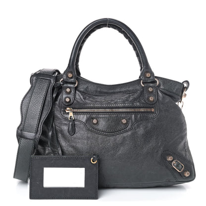 Balenciaga Agneau Giant 12 Rose Gold Hardware Town Black 1 of 4