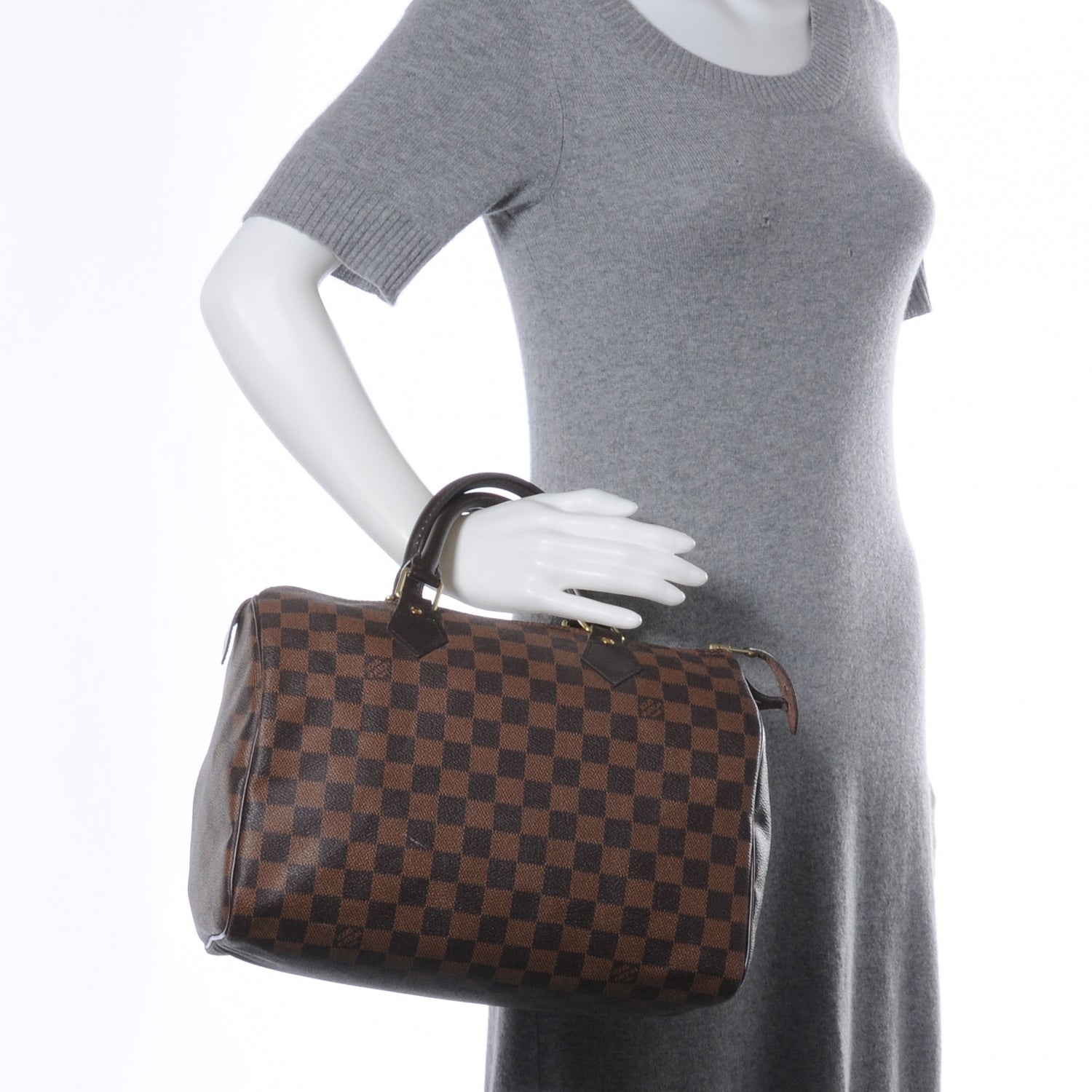 Louis Vuitton Damier Ebene Speedy 30 2 of 7