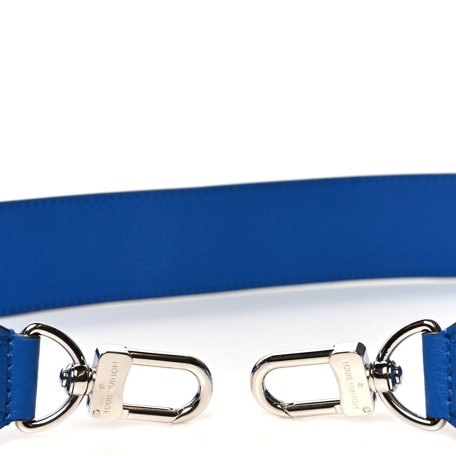 Louis Vuitton Taurillon Bandouliere Shoulder Strap Blue 3 of 4
