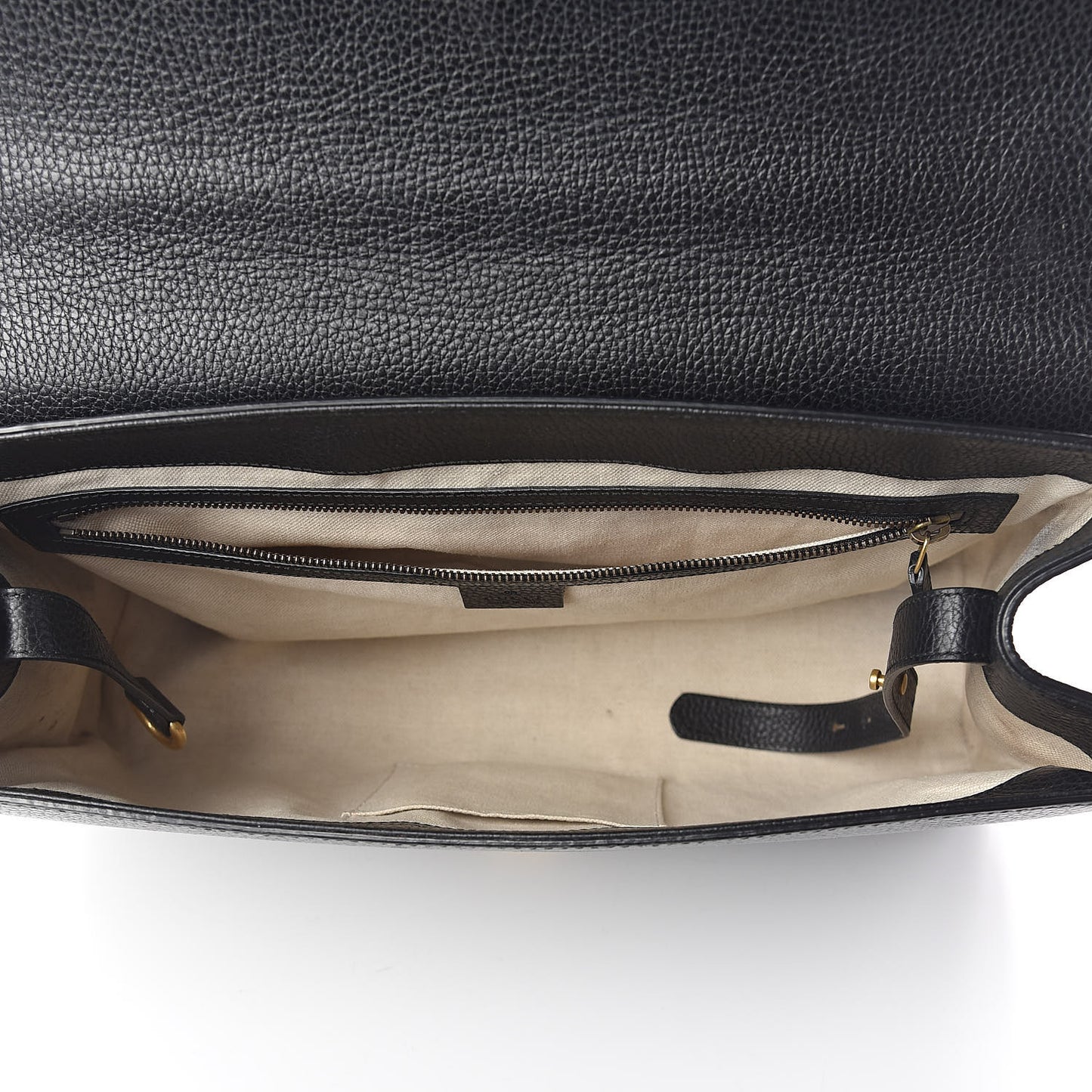 Calfskin GG Marmont Messenger Bag Black