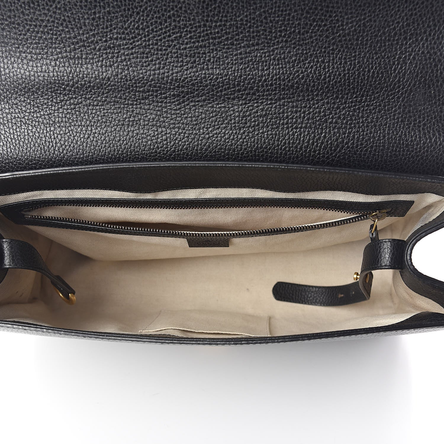 Gucci Calfskin GG Marmont Messenger Bag Black 5 of 17