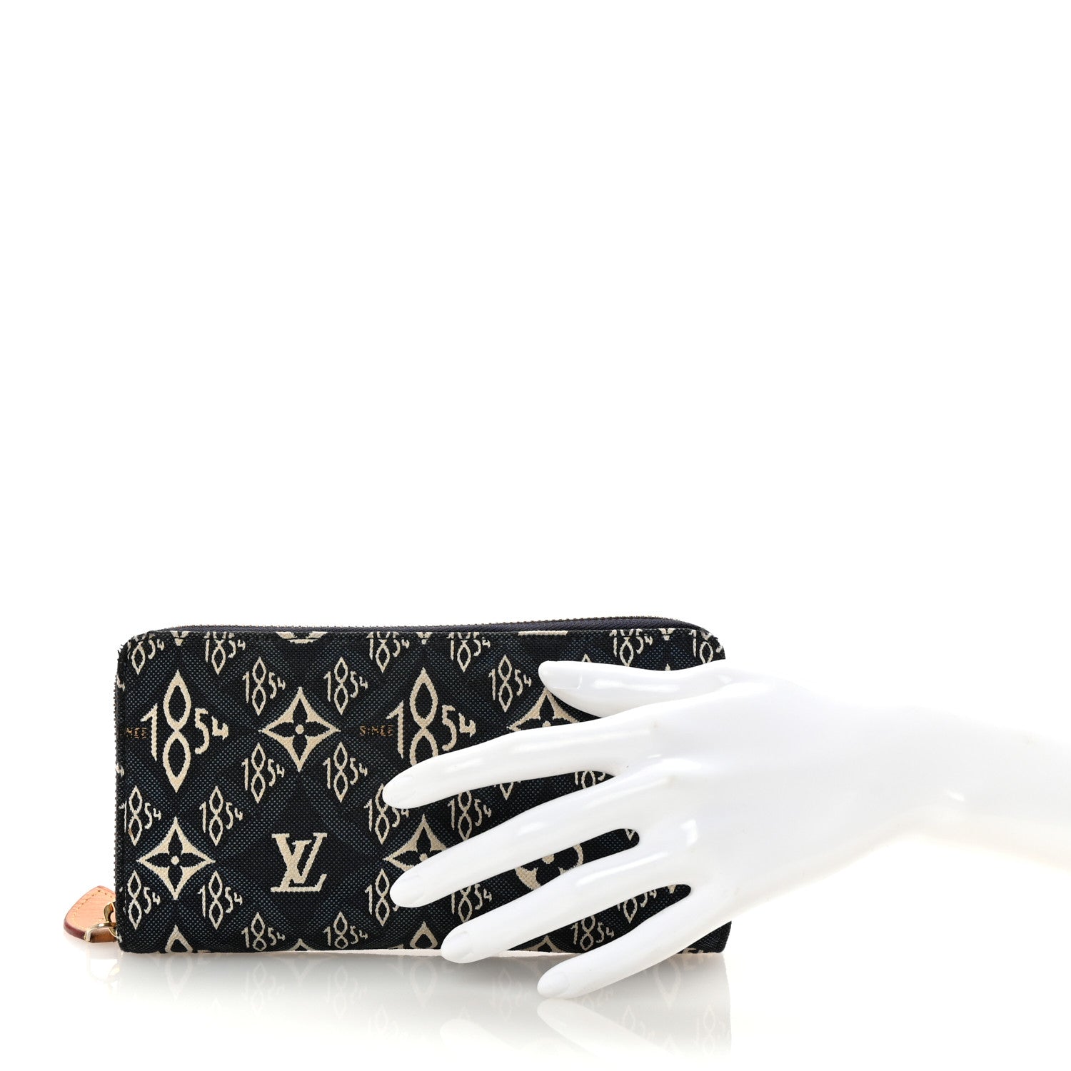 Louis Vuitton Jacquard Since 1854 Zippy Wallet Blue 2 of 6