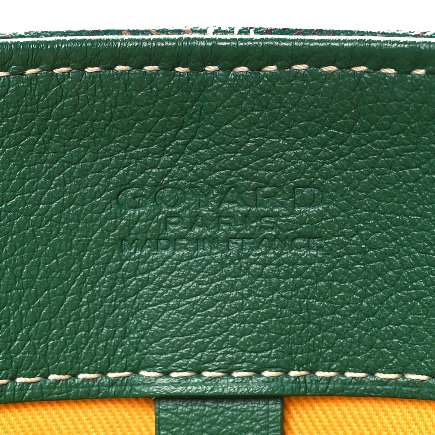Goyardine Voltaire III Tote Green