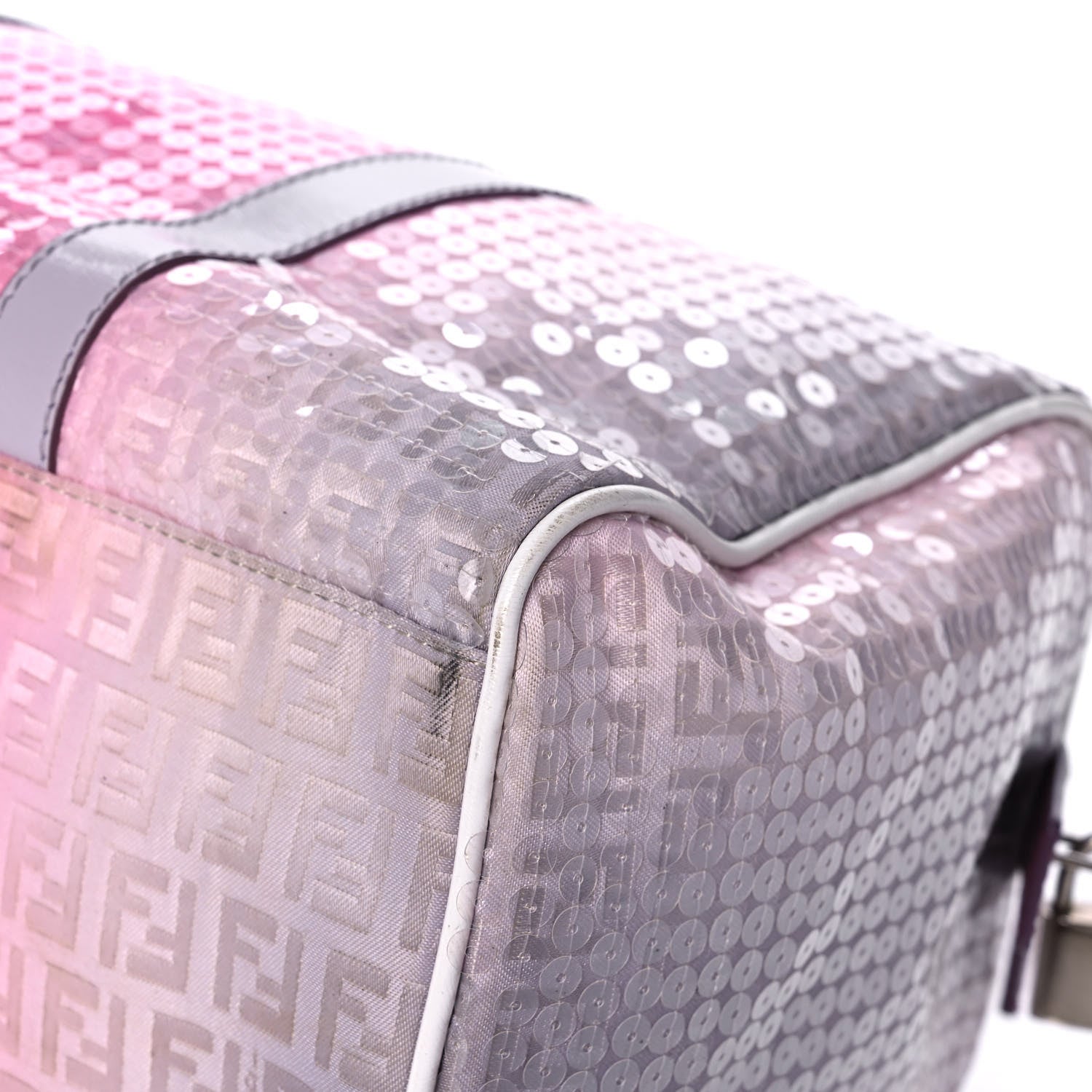 Fendi Sequin Zucchino Boston Pink 14 of 15