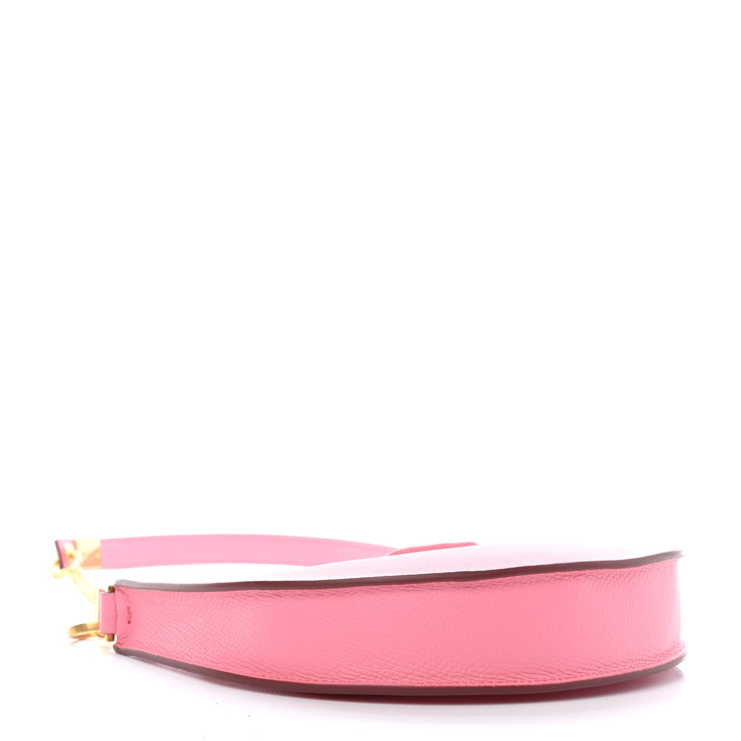 Valentino Garavani Grainy Calfskin Mini Vlogo Hobo Bag Flamingo Pink 3 of 7