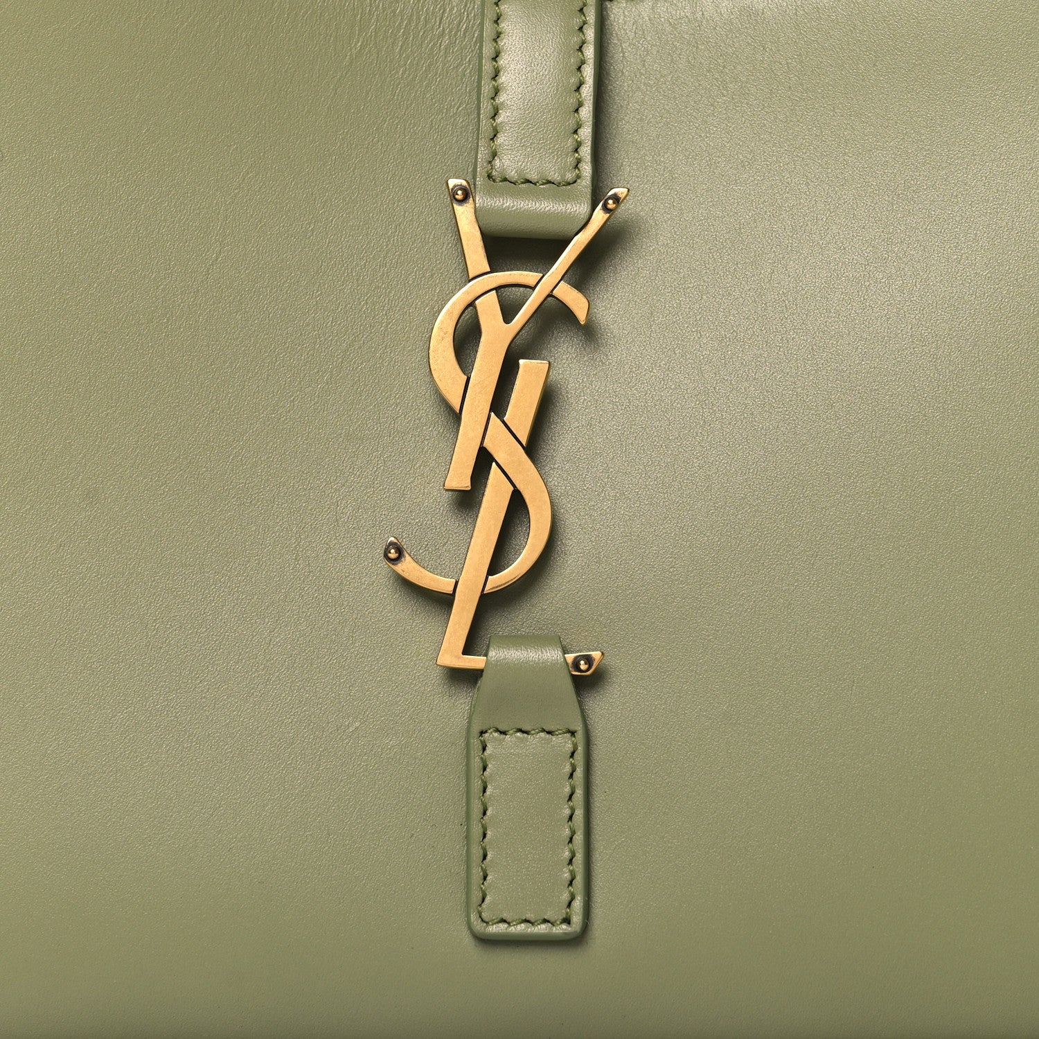 Saint Laurent Smooth Calfskin Le 5 A 7 Hobo Pistache 8 of 11