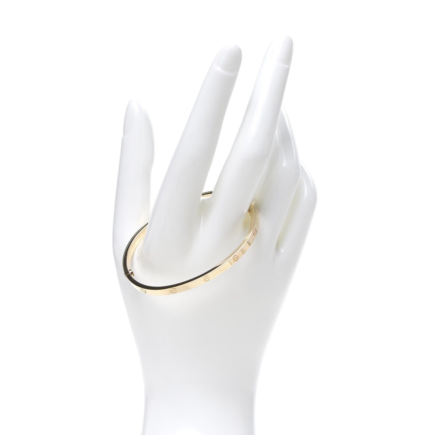 Cartier 18K Yellow Gold Small LOVE Bracelet 17 2 of 5