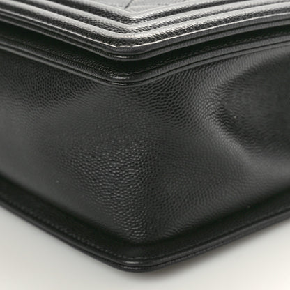 Chanel Caviar Quilted Medium Boy Flap Black 10 of 10