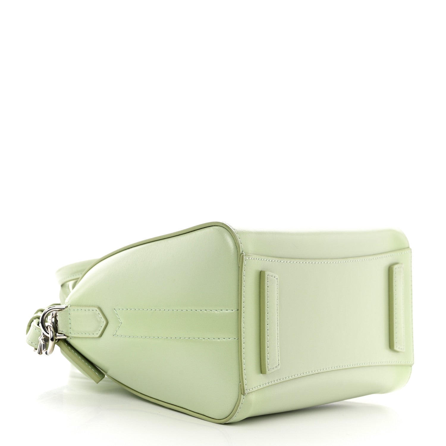 Givenchy Shiny Lord Calfskin Mini Antigona Aqua Green 4 of 13