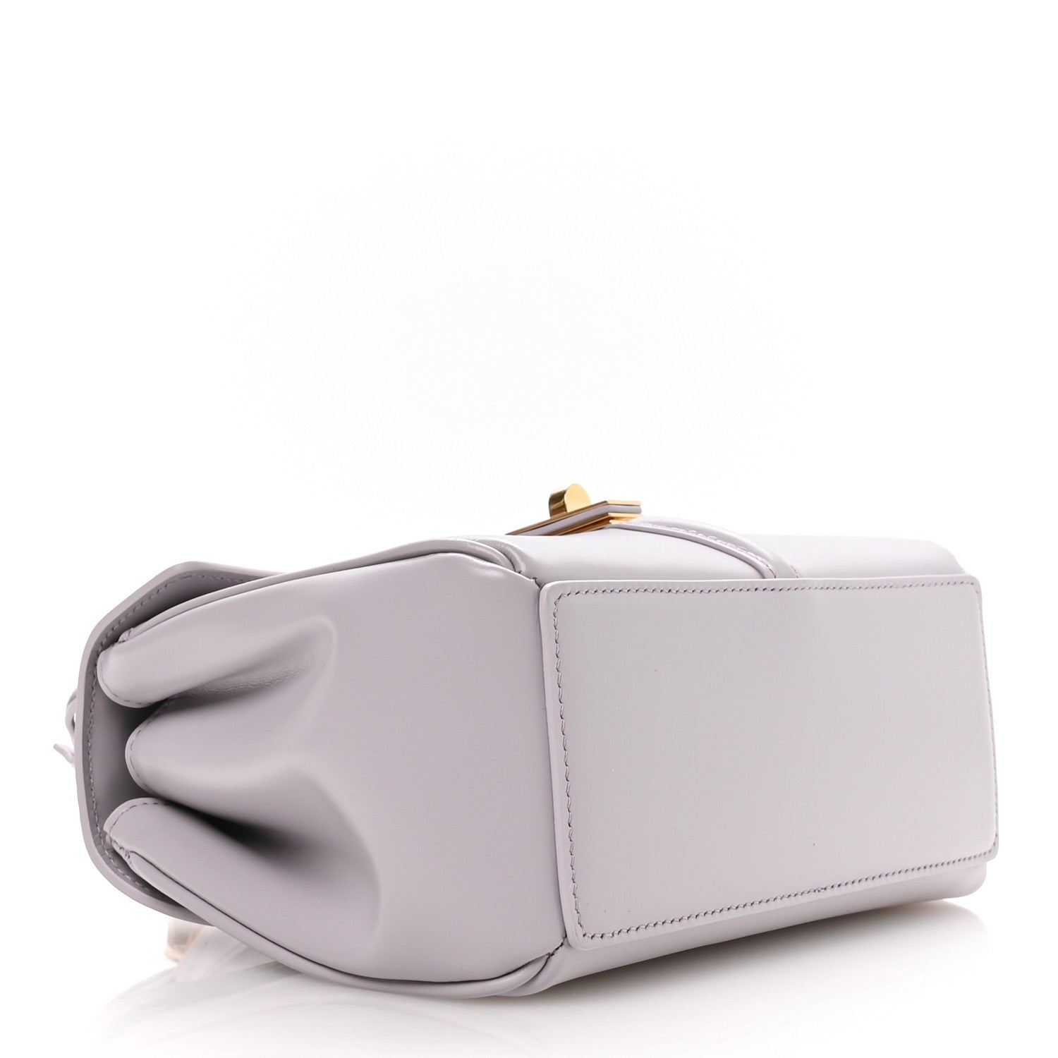 Celine Satinated Calfskin Mini 16 Top Handle Bag Lilac 4 of 12