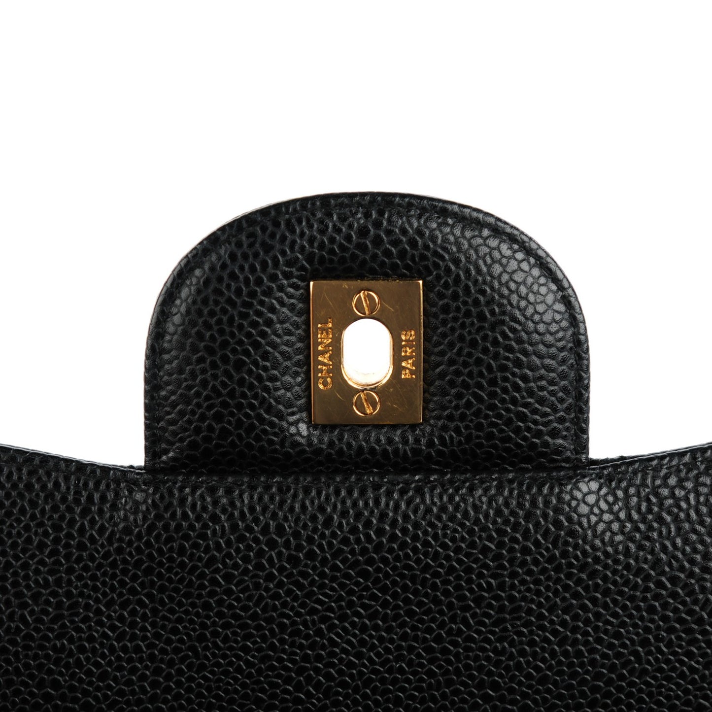 Caviar Quilted Jumbo Single Flap Black