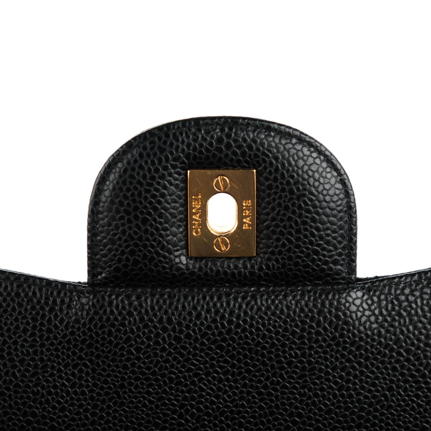 Chanel Caviar Quilted Jumbo Single Flap Black 5 of 8
