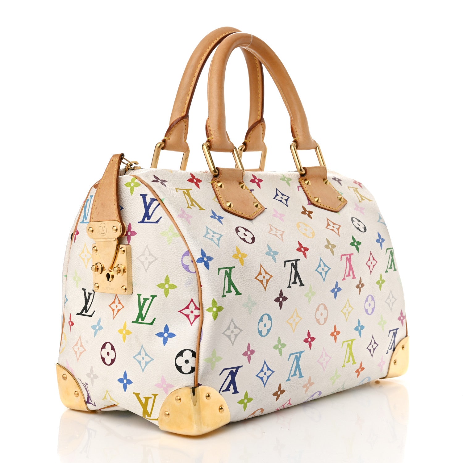 Louis Vuitton Monogram Multicolor Speedy 30 White 1 of 10
