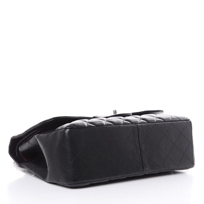 Chanel Caviar Quilted Jumbo Double Flap Black 4 of 15