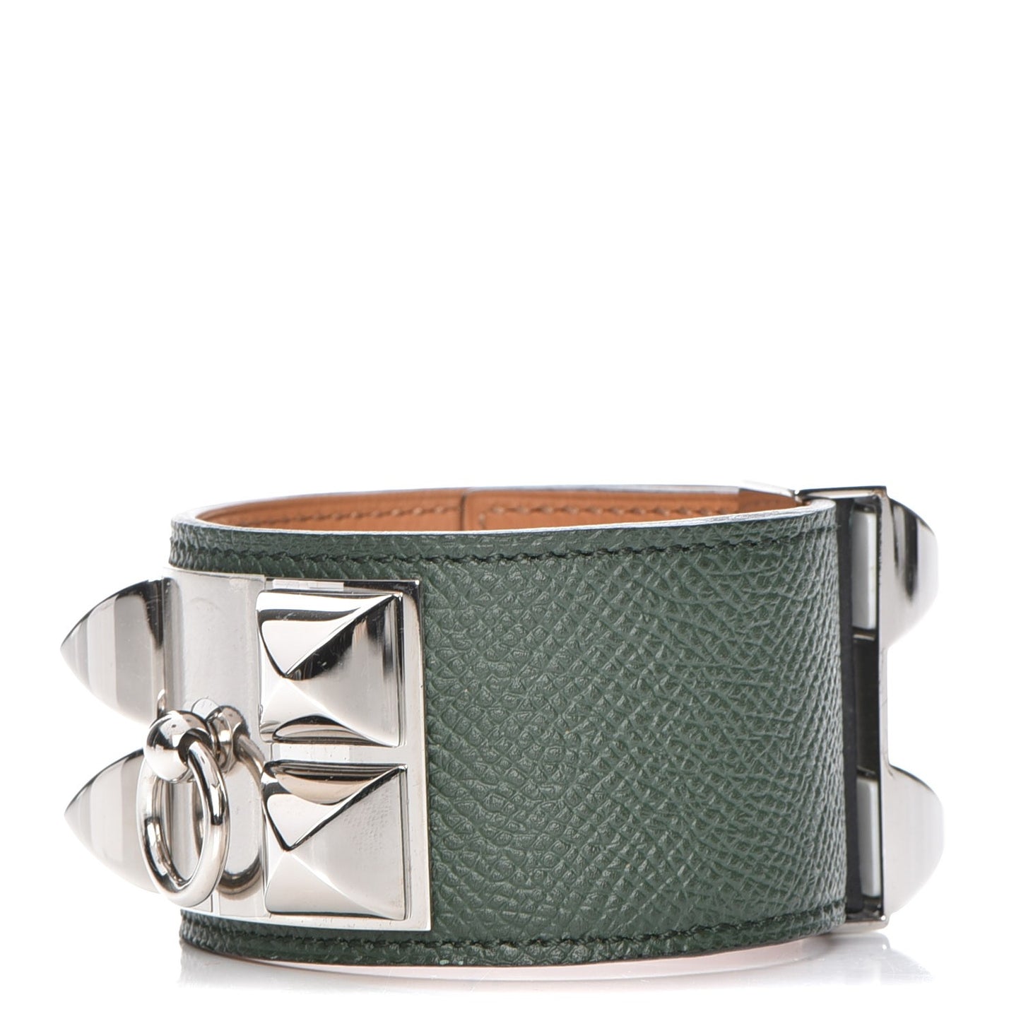 Epsom Collier de Chien CDC Bracelet L Vert Anglais