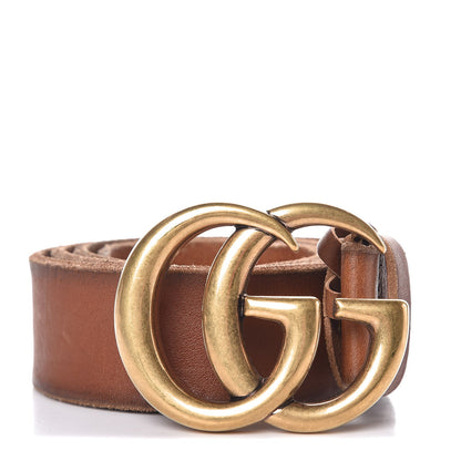 Gucci Faded Calfskin Double G 40mm Belt 85 34 Cuir 1 of 6