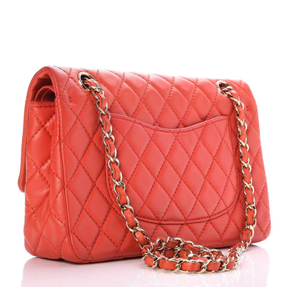 Chanel Lambskin Quilted Medium Double Flap Red 4 of 8