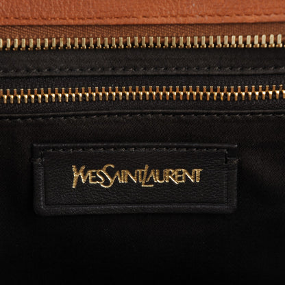 Saint Laurent Sheepskin Small Cabas ChYc Brown 6 of 7