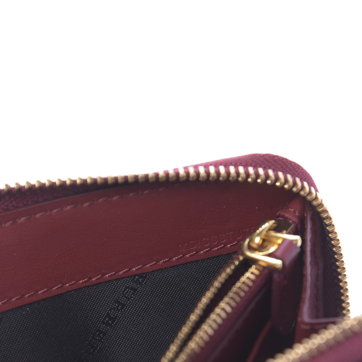 Burberry Vintage Check Elmore Zip Around Wallet Crimson 8 of 8