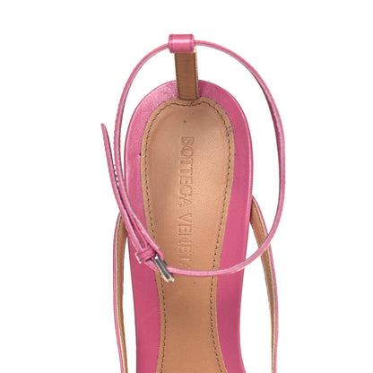 Bottega Veneta Lambskin Stretch Multi Strap 90mm Sandals 40.5 Fresia 7 of 12