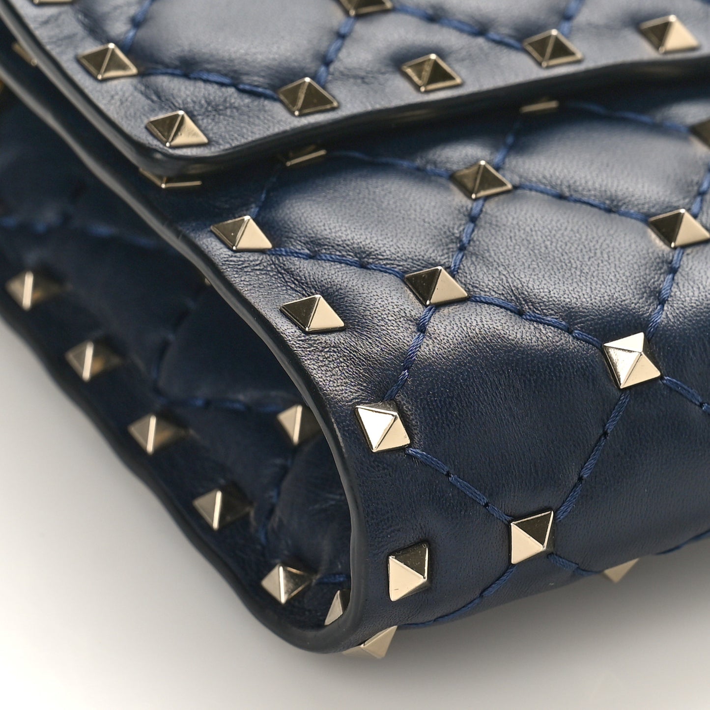 Nappa Rockstud Spike Wallet On Chain Marine