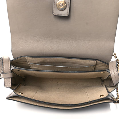 Chloe Suede Calfskin Small Faye Shoulder Bag Motty Grey 7 of 10