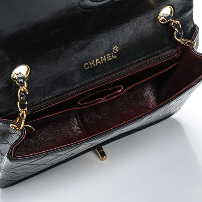 Chanel Lambskin Quilted Small Single Flap Black 7 of 9