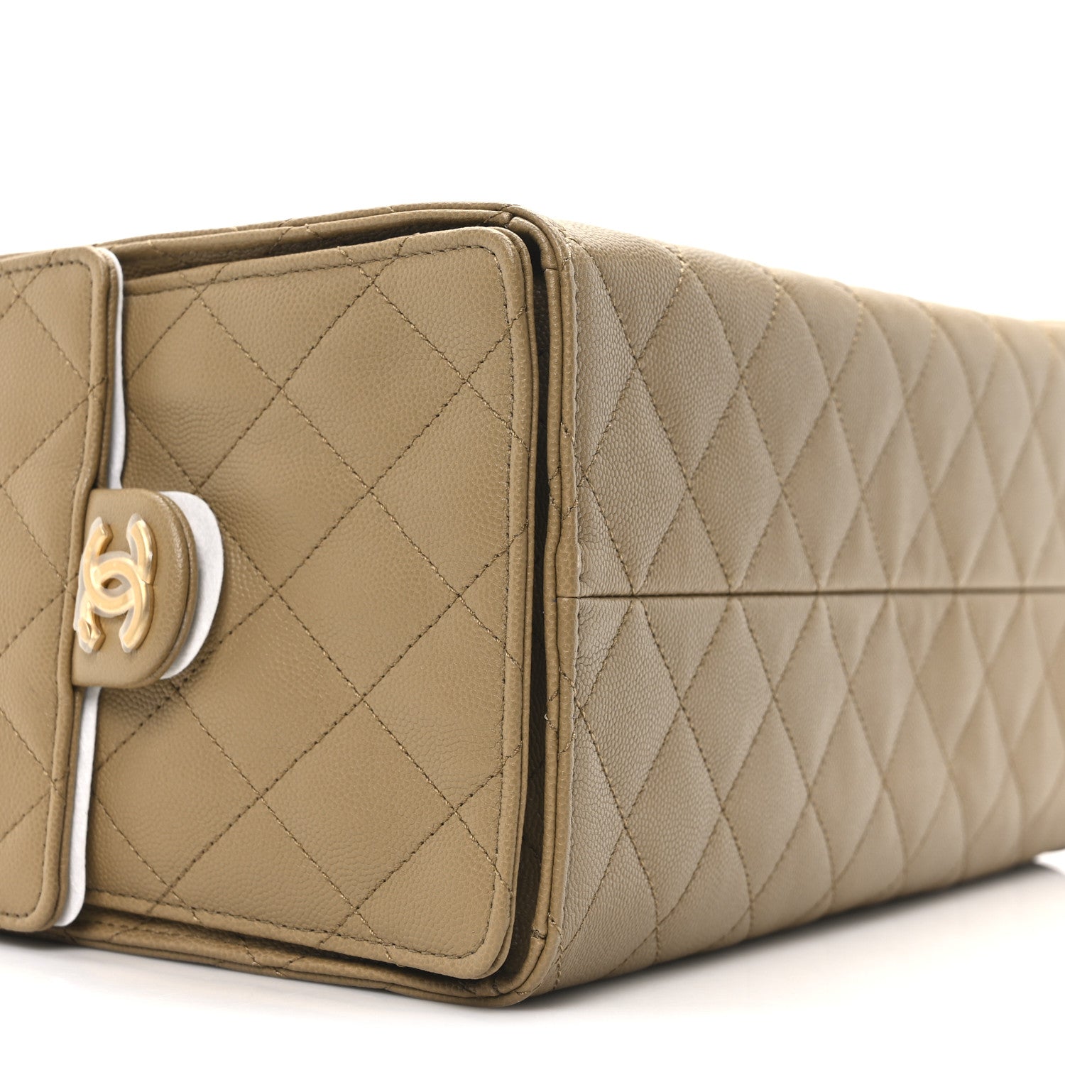Chanel Caviar Quilted Medium Chanel 25 Handbag Dark Beige 10 of 12