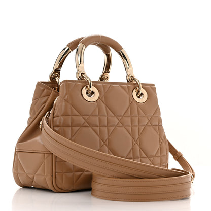 Christian Dior Calfskin Cannage Small The Lady 95.22 Beige 3 of 11