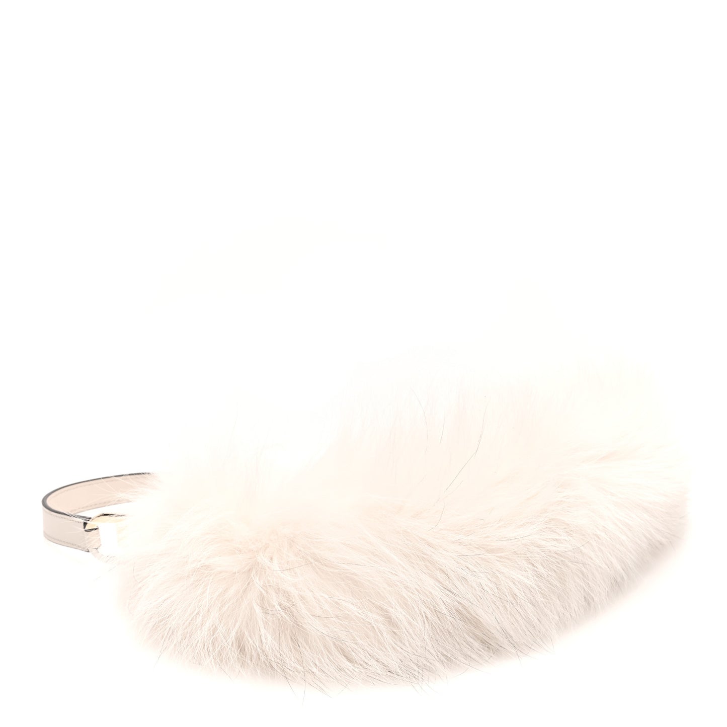 Fox Fur Vitello Fendi O'Lock Swing Camelia