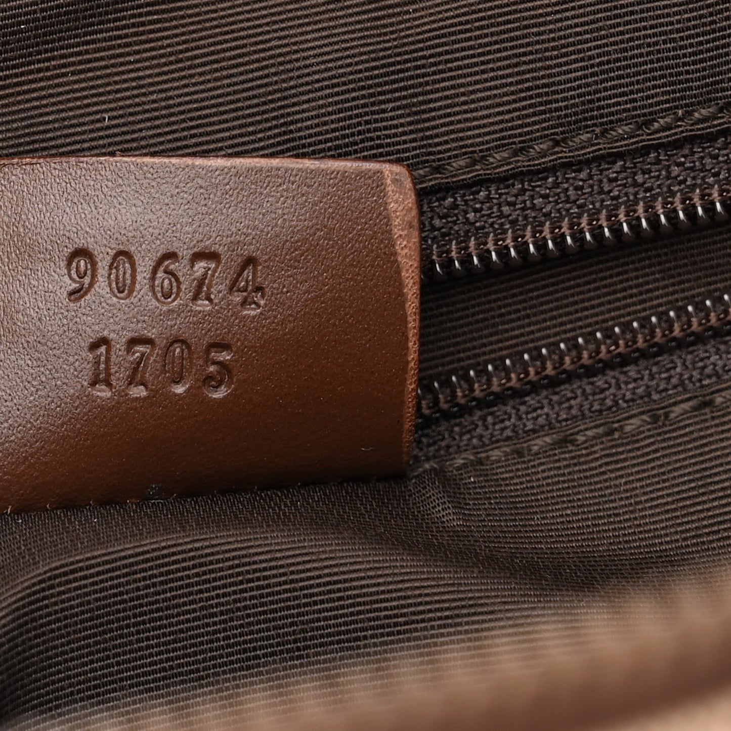 Monogram Tote Bag Brown