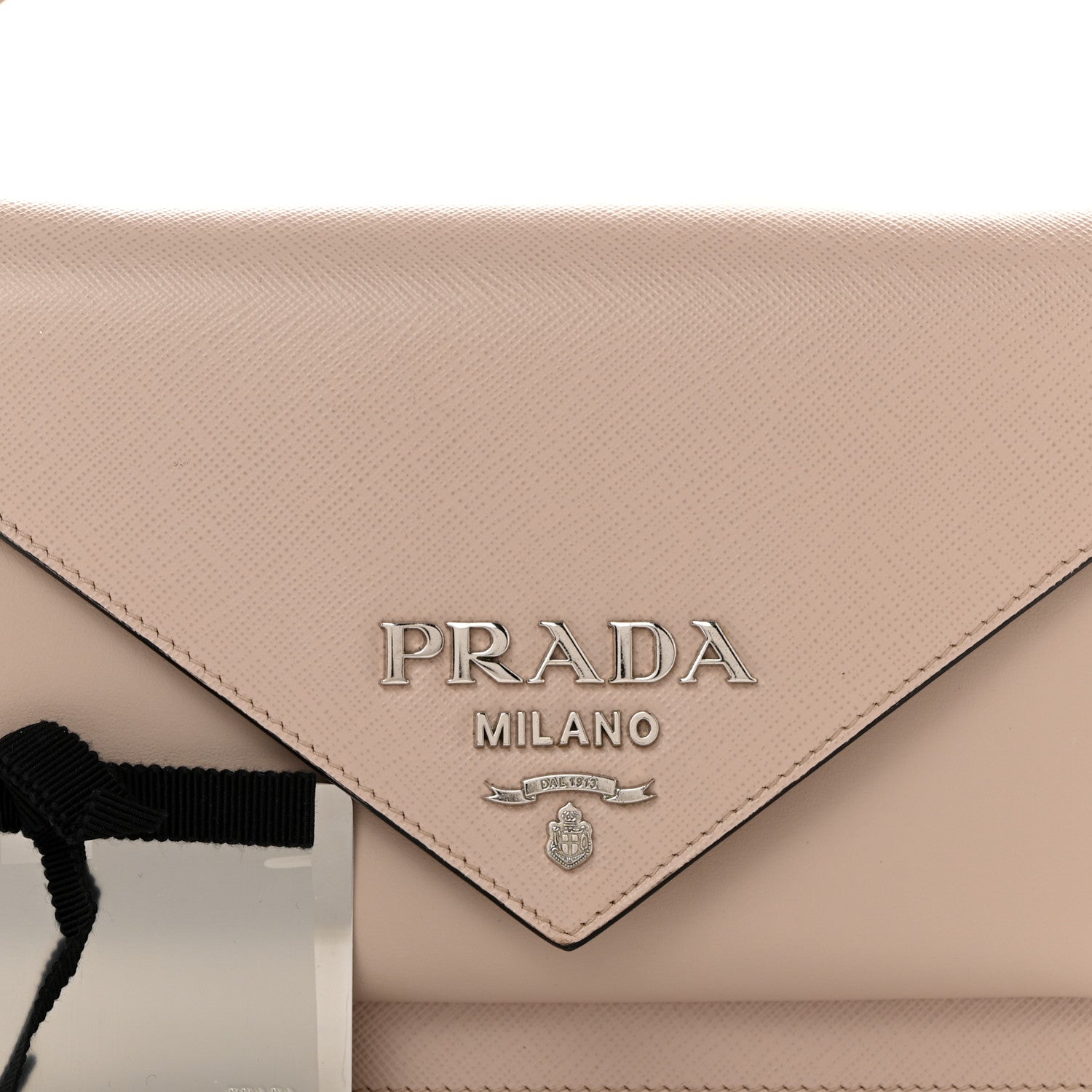 Prada Saffiano City Calfskin Mini Envelope Bag Water Lily 8 of 10