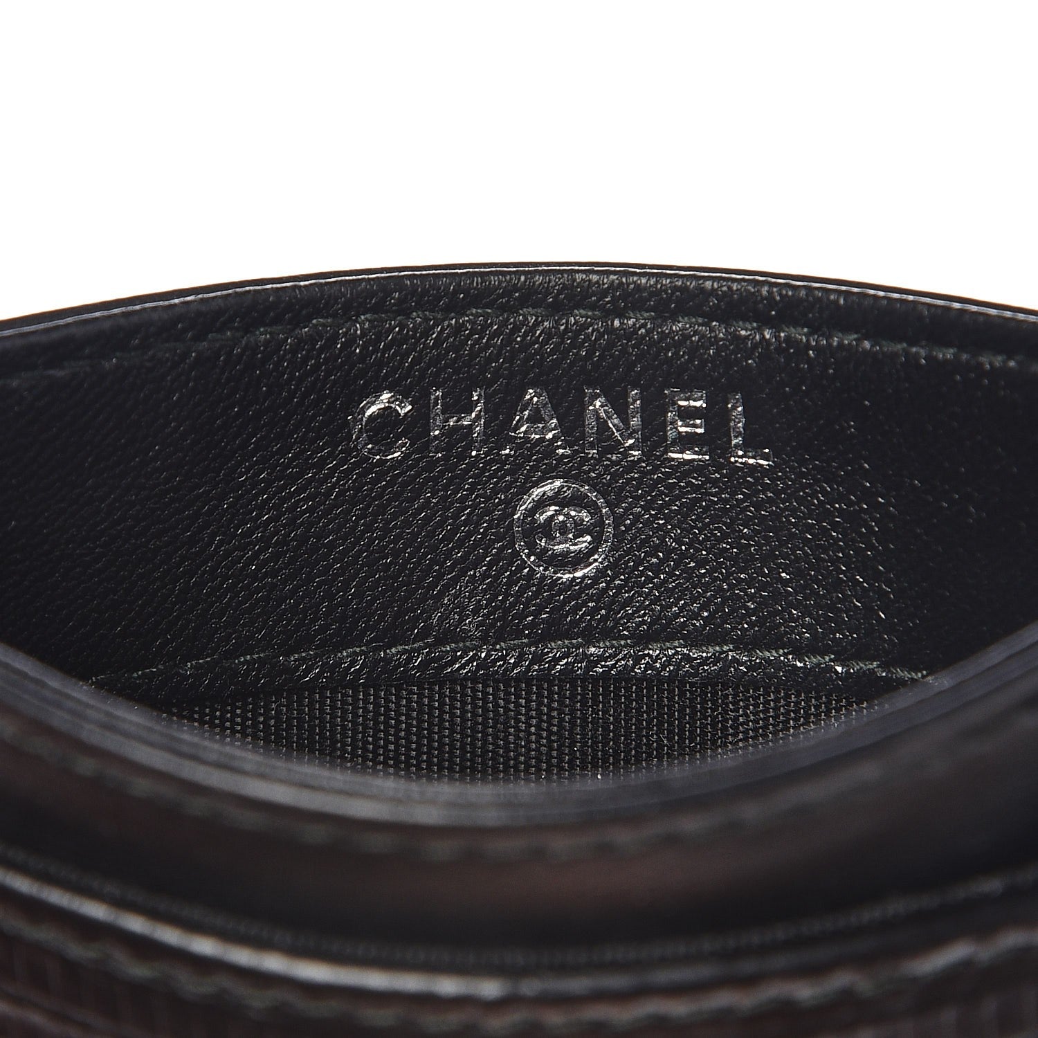 Chanel Lizard Card Holder Black 5 of 8