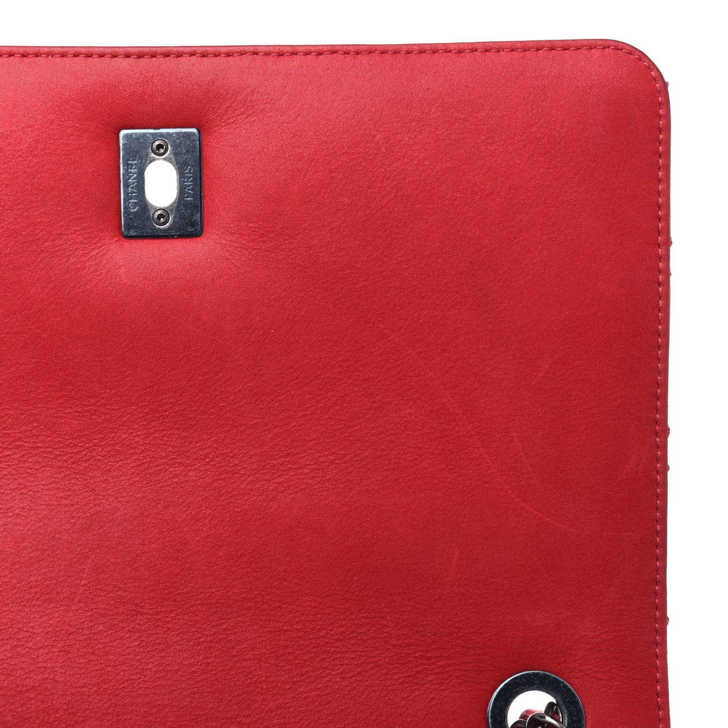 Chanel Glazed Calfskin Quilted Small Day Trip Flap Red 8 of 15