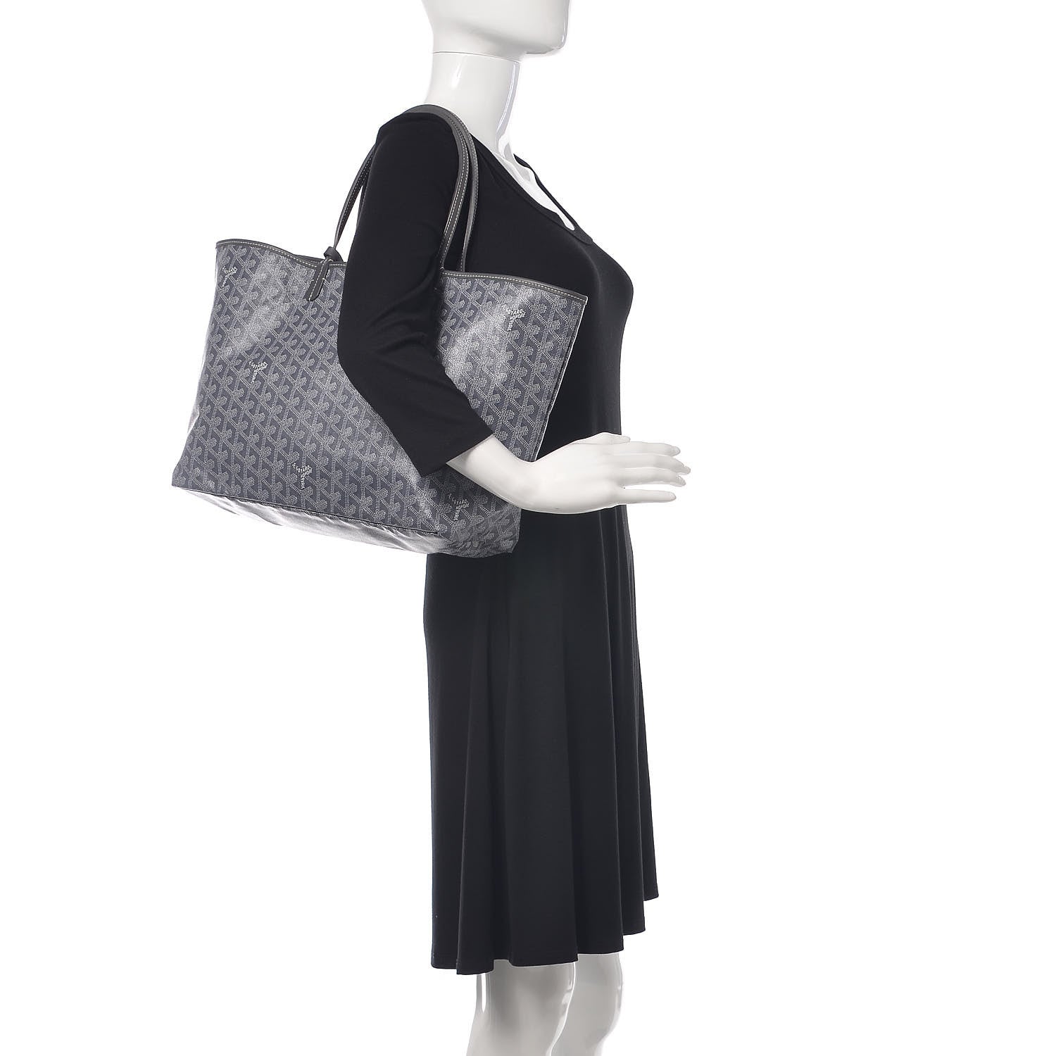 Goyard Goyardine Saint Louis PM Grey 2 of 12