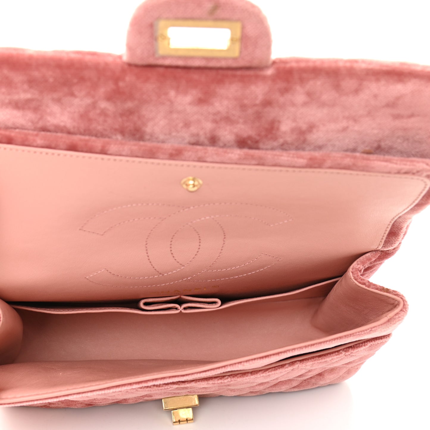 Velvet Quilted 2.55 Reissue 225 Flap Pink