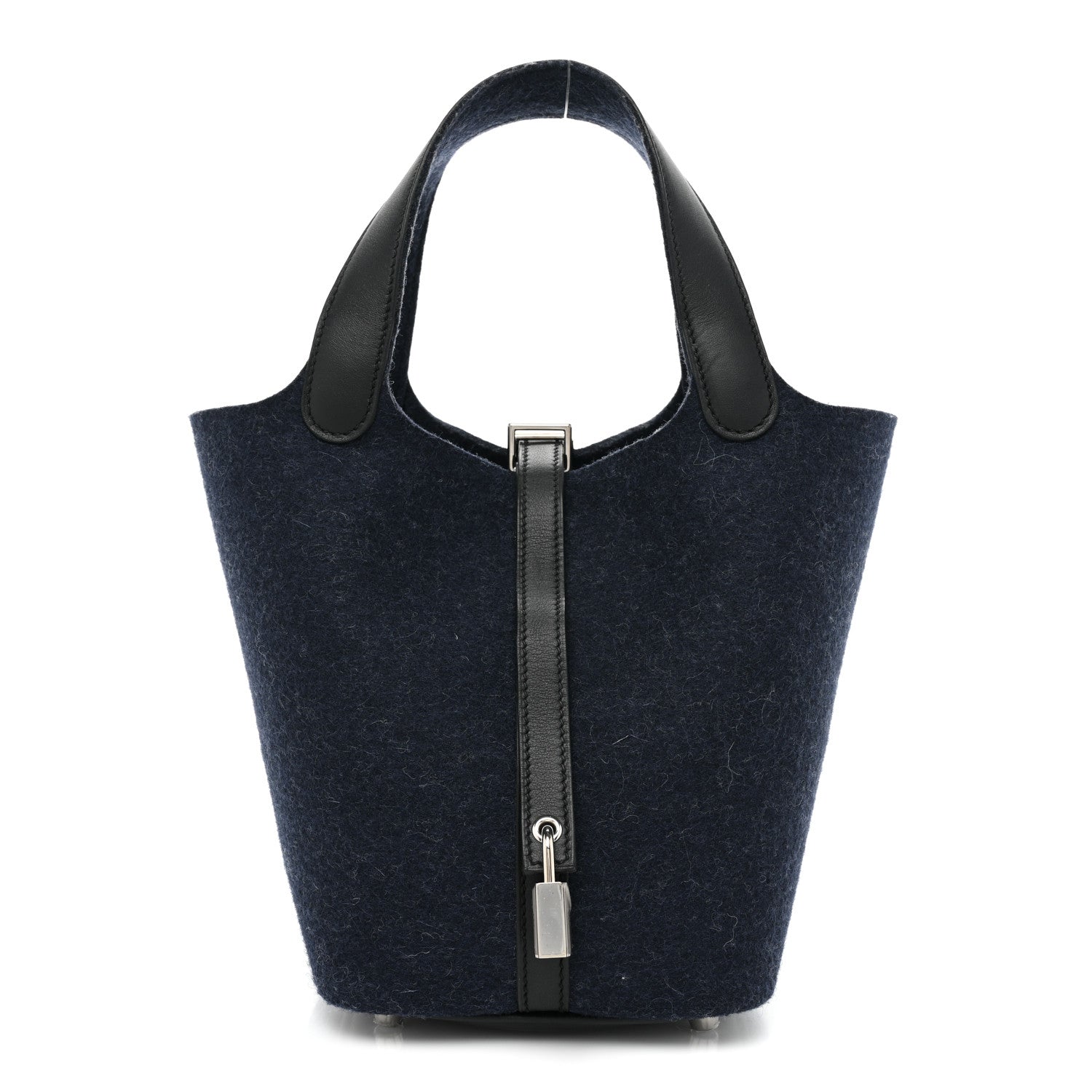 Hermes Feutre Swift Picotin Lock 18 PM Bleu Nuit Black 1 of 13