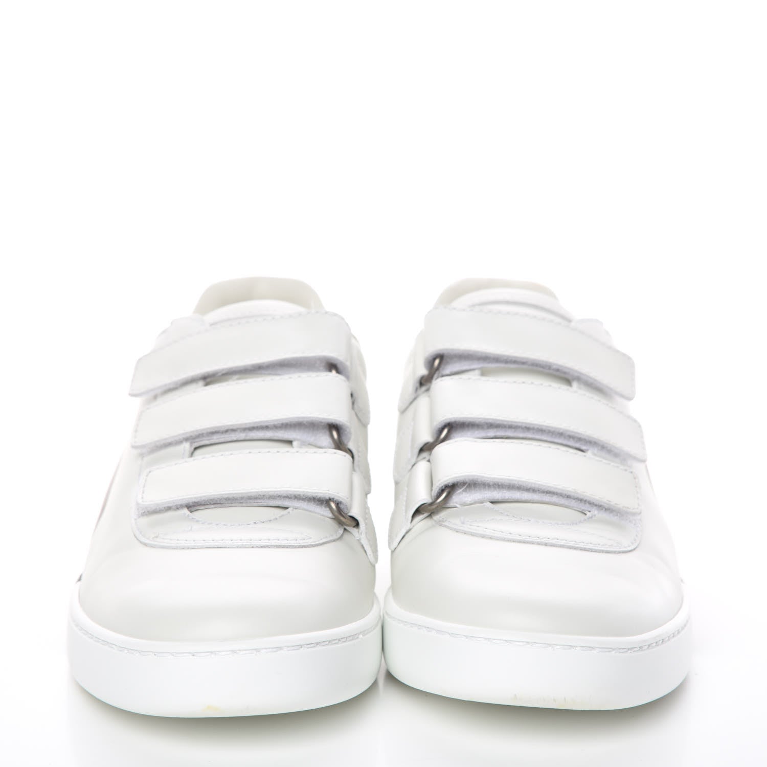Gucci Miro Soft Calfskin Interlocking G Womens New Ace Sneakers 36.5 White Red Flame Green 2 of 10