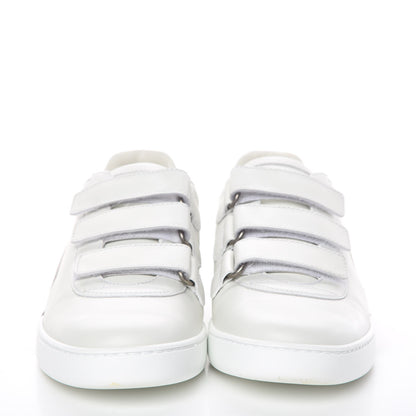 Gucci Miro Soft Calfskin Interlocking G Womens New Ace Sneakers 36.5 White Red Flame Green 2 of 10