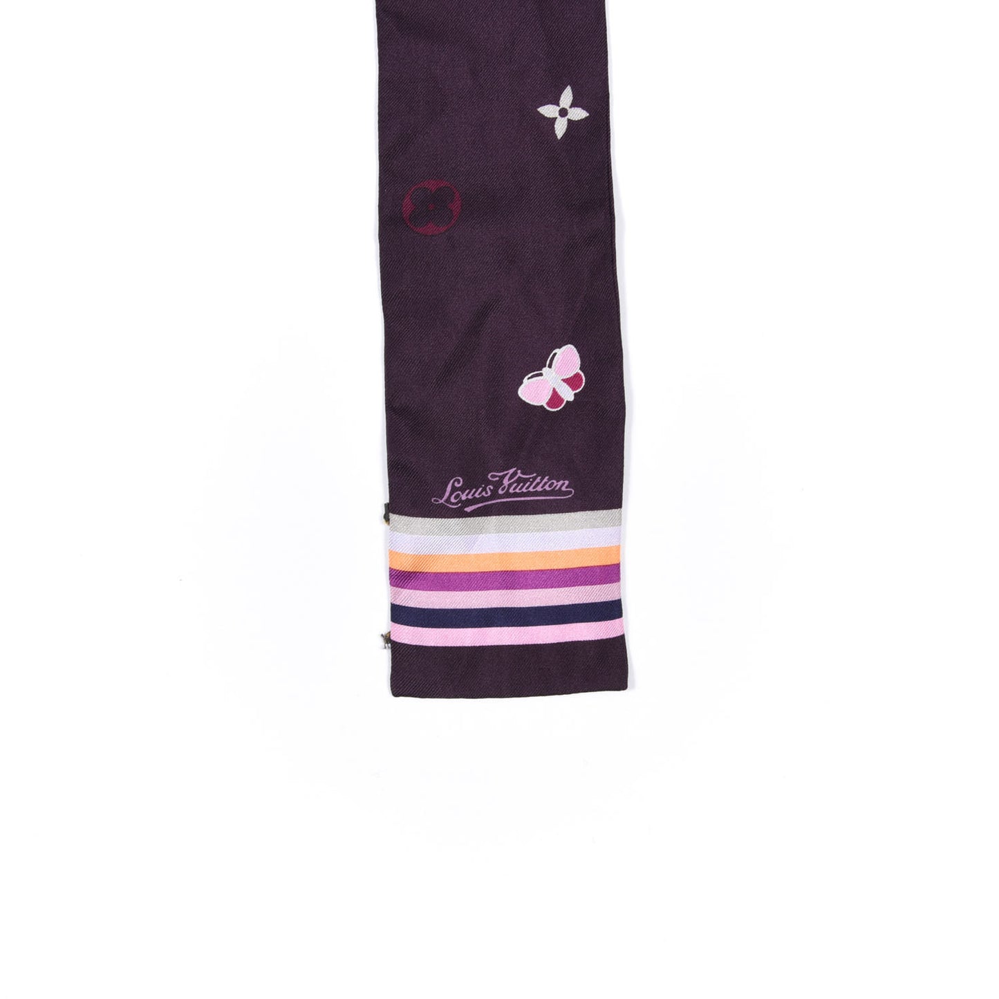 Silk Papillon Butterfly Bandeau Violet