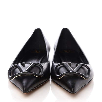 Valentino Garavani Nappa Vlogo Flats 38 Black 3 of 11